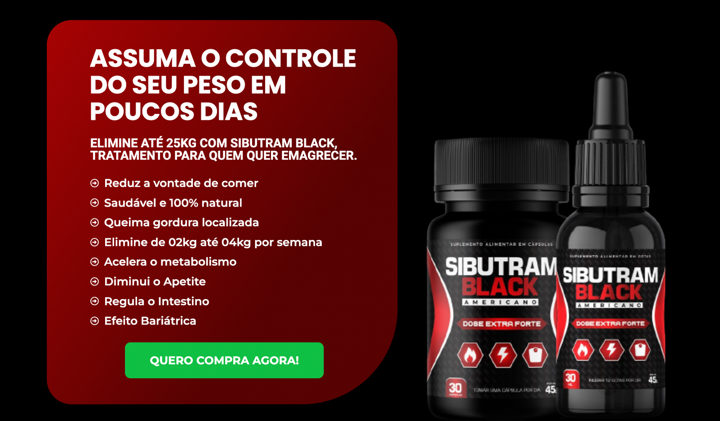 Sibutram Black 5 meses de tratamento