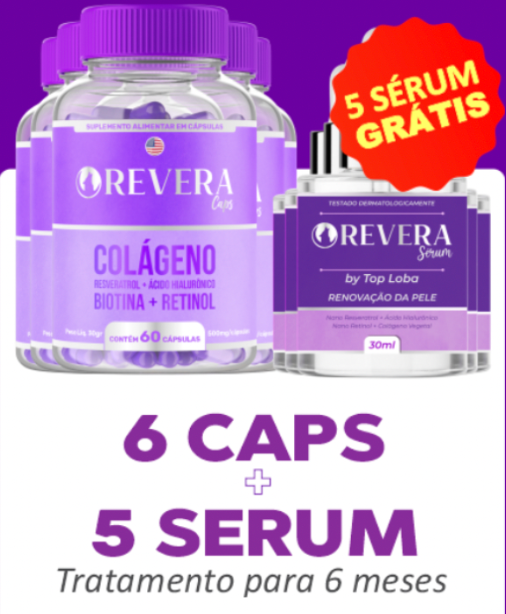 Revera Caps e Sérum 6 meses de tratamento