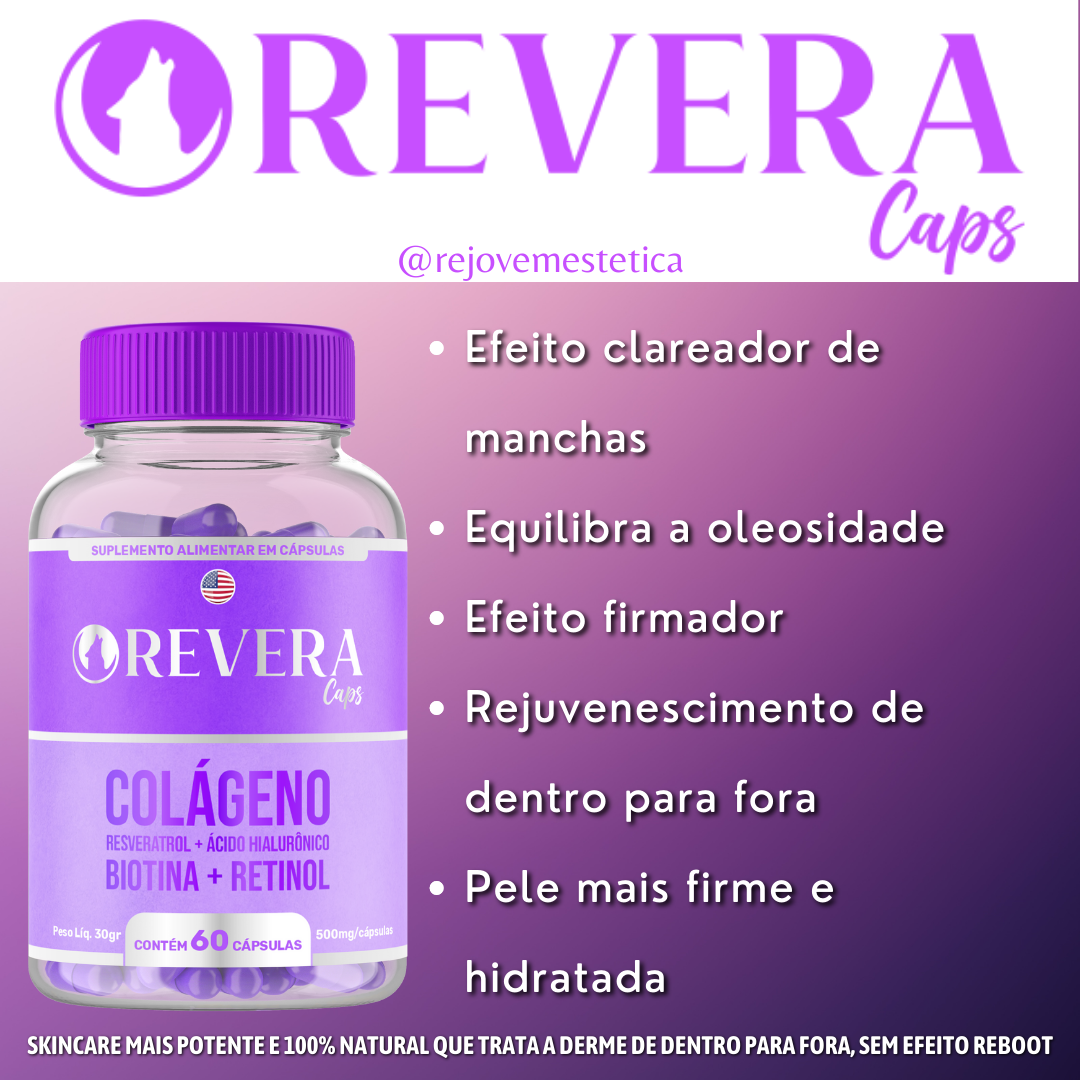 Revera Caps e Sérum 6 meses de tratamento