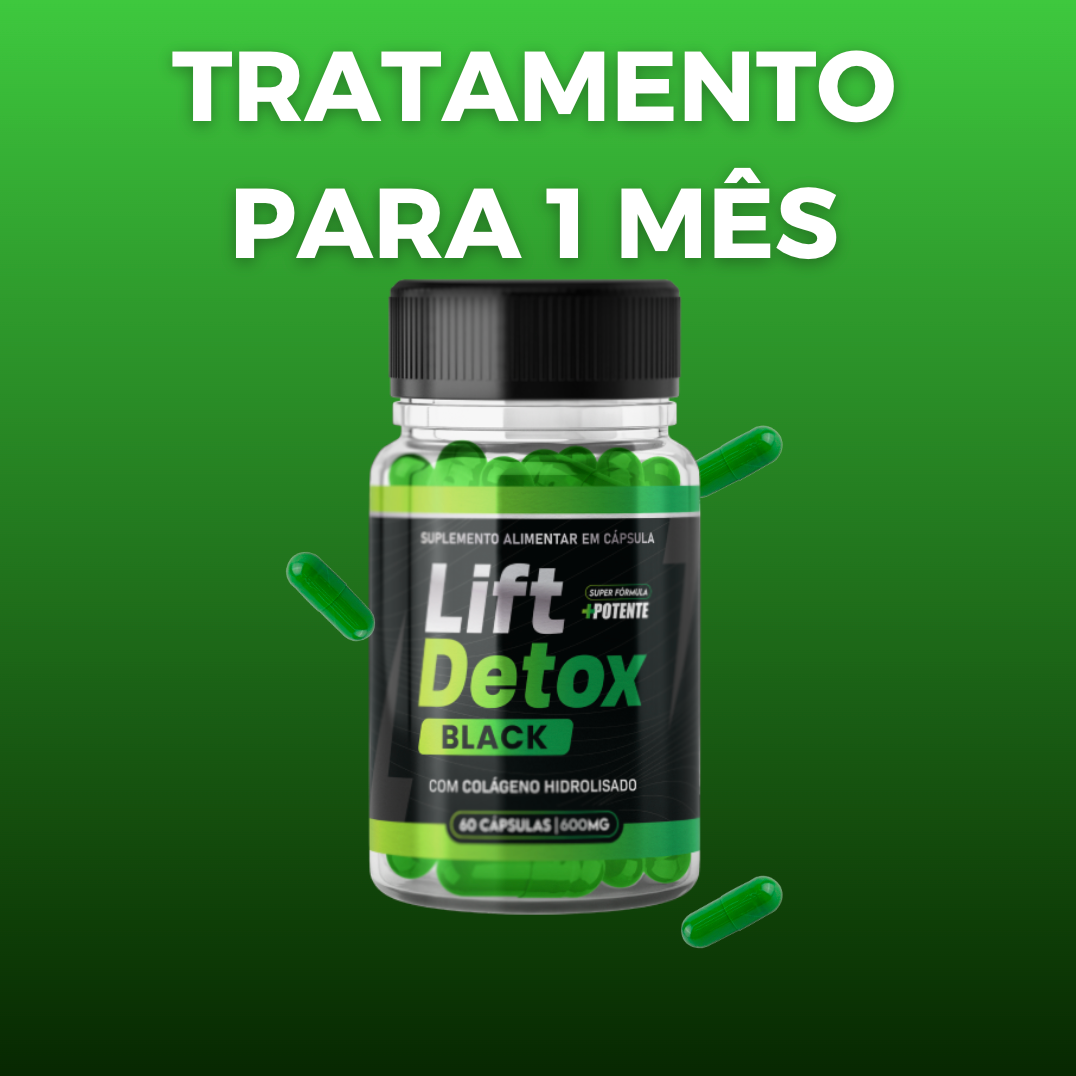 Lift Detox Black Tratamento para 1 mês