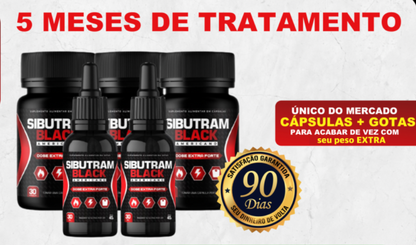 Sibutram Black 5 meses de tratamento