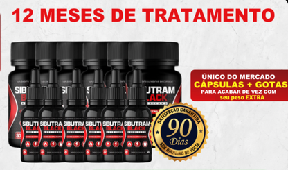Sibutram Black 12 meses de tratamento