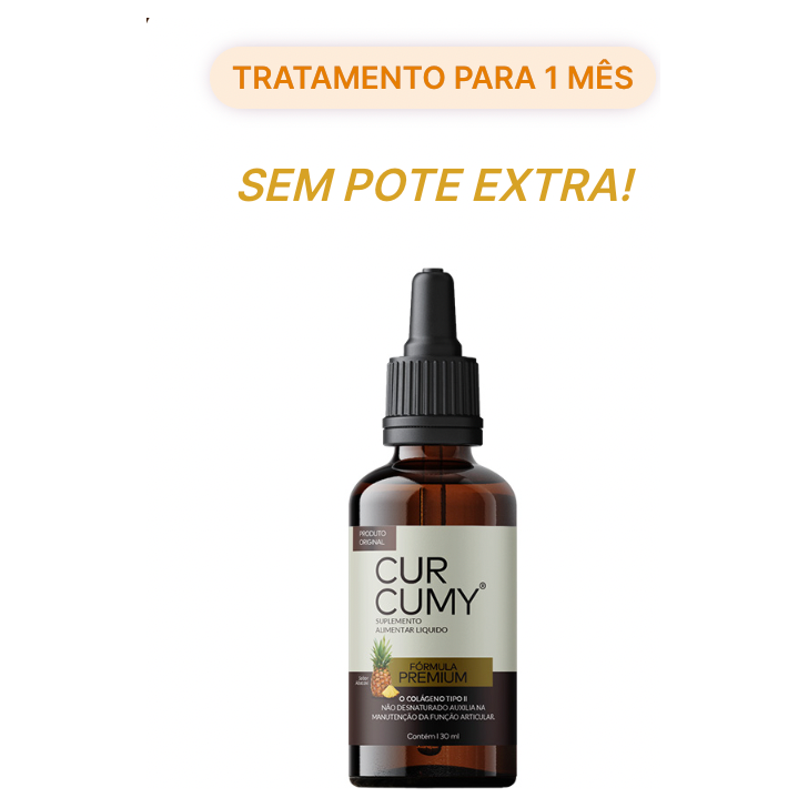 Curcumy 1 mês de tratamento