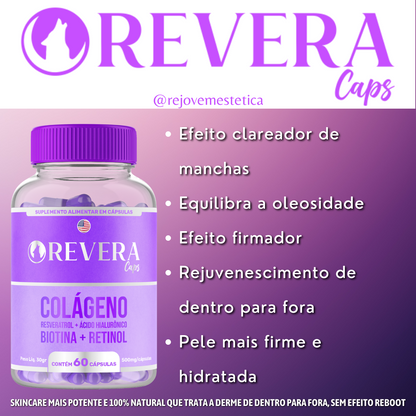 Revera Caps e Sérum 3 meses de tratamento